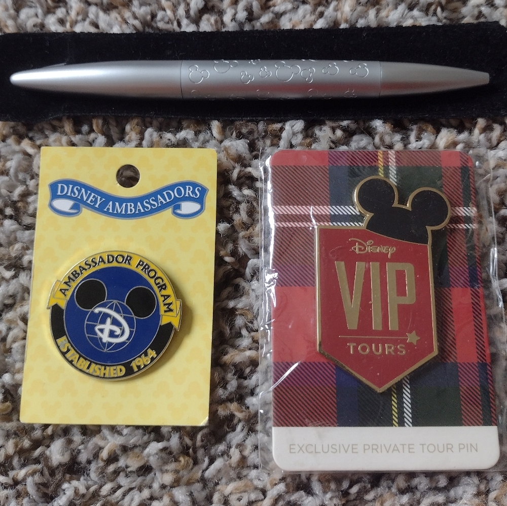 Collectible Disney Pins and Pen